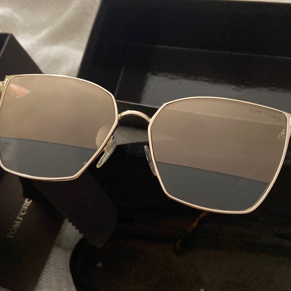 TOM FORD gold Helena sunglasses